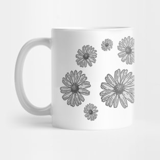 Daisy Flower Pattern - Floral Mug